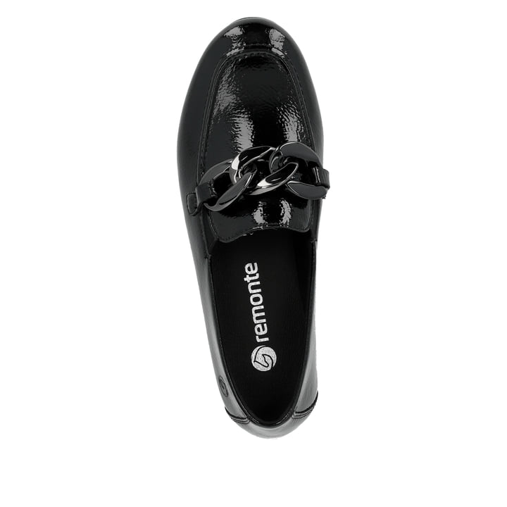 Remonte Artikelnummer D0K00-01 Remonte Damen Loafers Glanzschwarz