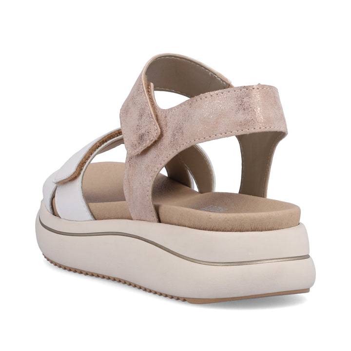 Remonte Artikelnummer D0L52-31 Remonte Damen Riemchensandalen Rosa-metallic-altweiß