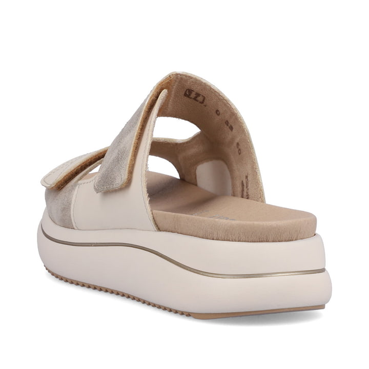 Remonte Artikelnummer D0L53-60 Remonte Damen Pantoletten Beige-metallic