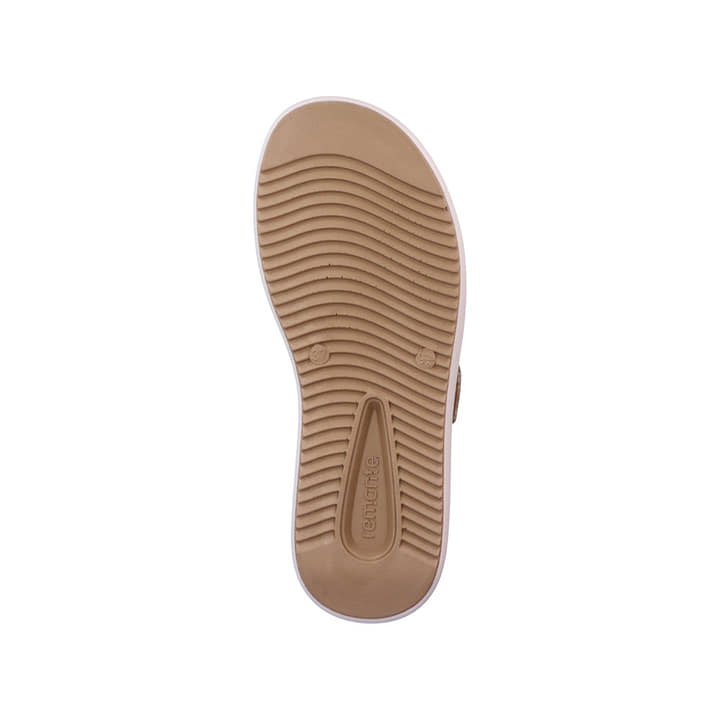 Remonte Artikelnummer D0L53-60 Remonte Damen Pantoletten Beige-metallic