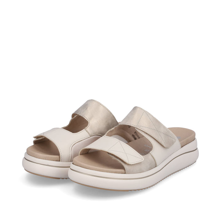 Remonte Artikelnummer D0L53-60 remonte Damen Pantoletten beige-metallic