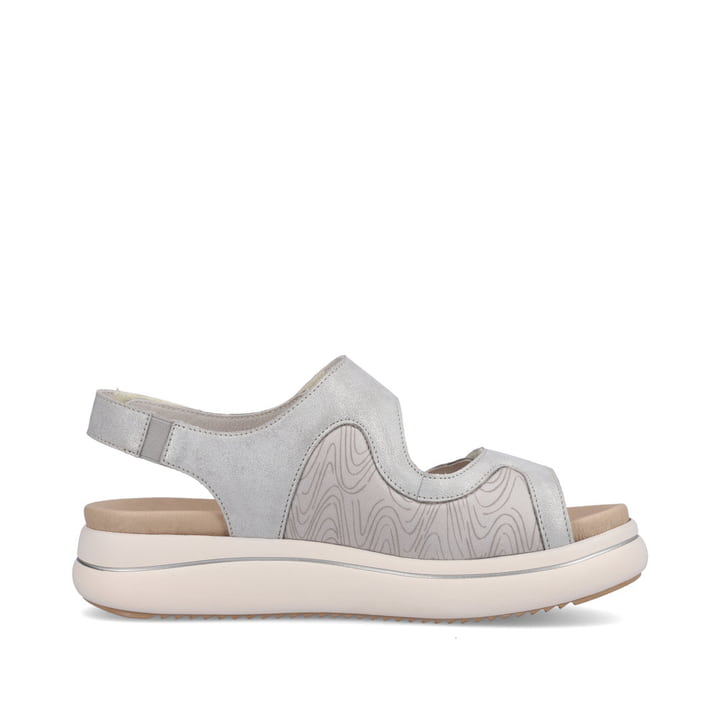 Remonte Artikelnummer D0L54-90 Remonte Damen Riemchensandalen Silber-metallic