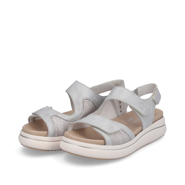 Remonte Artikelnummer D0L54-90 remonte Damen Riemchensandalen silber-metallic