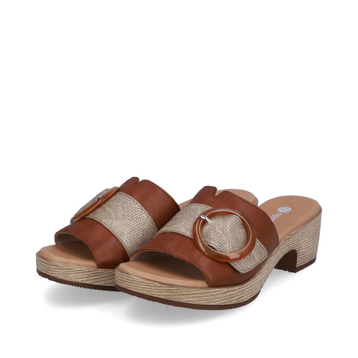 Remonte Artikelnummer D0N53-24 remonte Damen Pantoletten karamellbraun