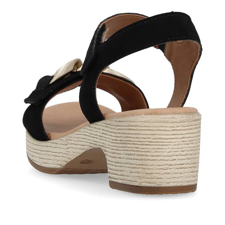 Remonte Artikelnummer D0N55-02 Remonte Damen Riemchensandaletten Diamantschwarz