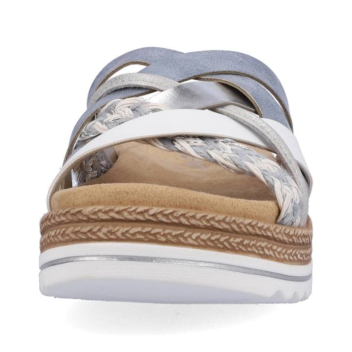 Remonte Artikelnummer D0Q50-12 Remonte Damen Pantoletten Pastellblau-metallic