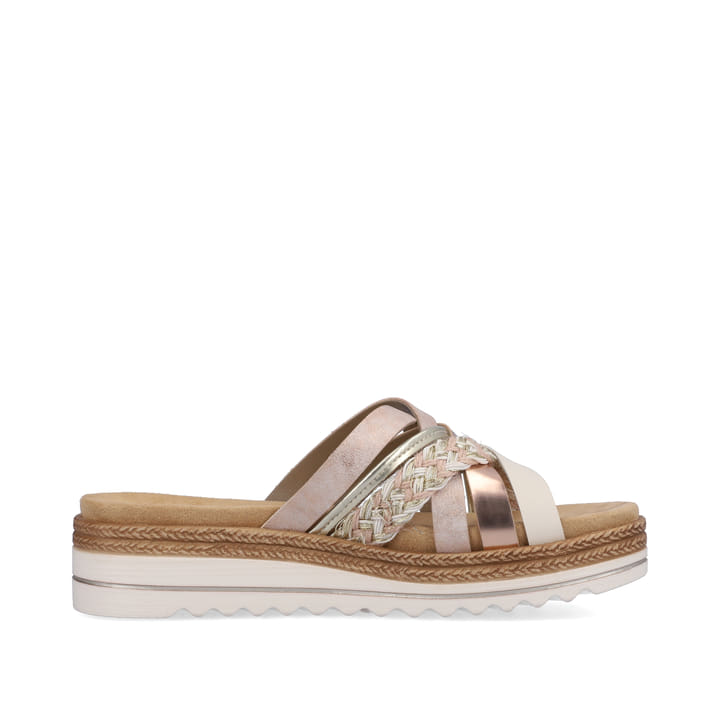 Remonte Artikelnummer D0Q50-31 Remonte Damen Pantoletten Puderrosa-metallic