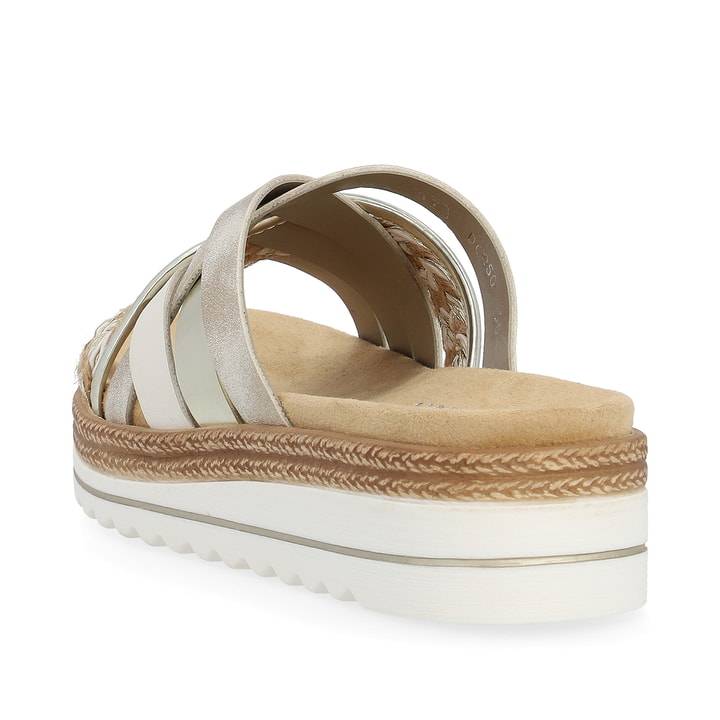 Remonte Artikelnummer D0Q50-90 Remonte Damen Pantoletten Champagner-metallic