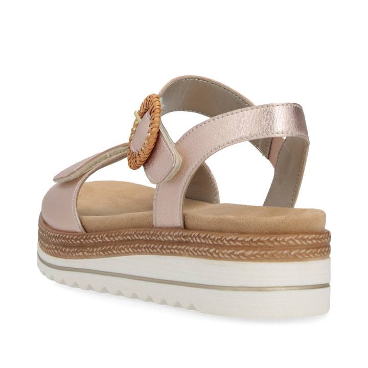 Remonte Artikelnummer D0Q52-31 Remonte Damen Riemchensandalen Rosa-metallic