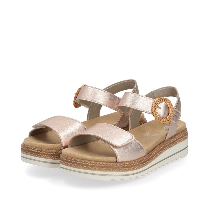 Remonte Artikelnummer D0Q52-31 remonte Damen Riemchensandalen rosa-metallic