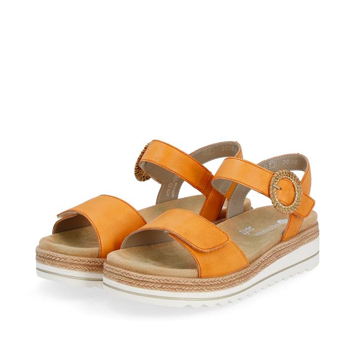 Remonte Artikelnummer D0Q52-38 remonte Damen Riemchensandalen safranorange
