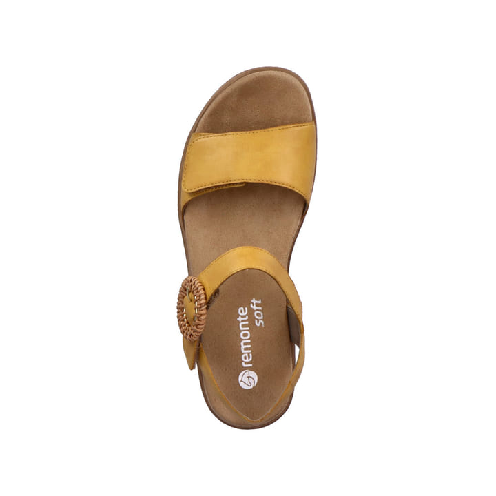 Remonte Artikelnummer D0Q52-68 Remonte Damen Riemchensandalen Honiggelb
