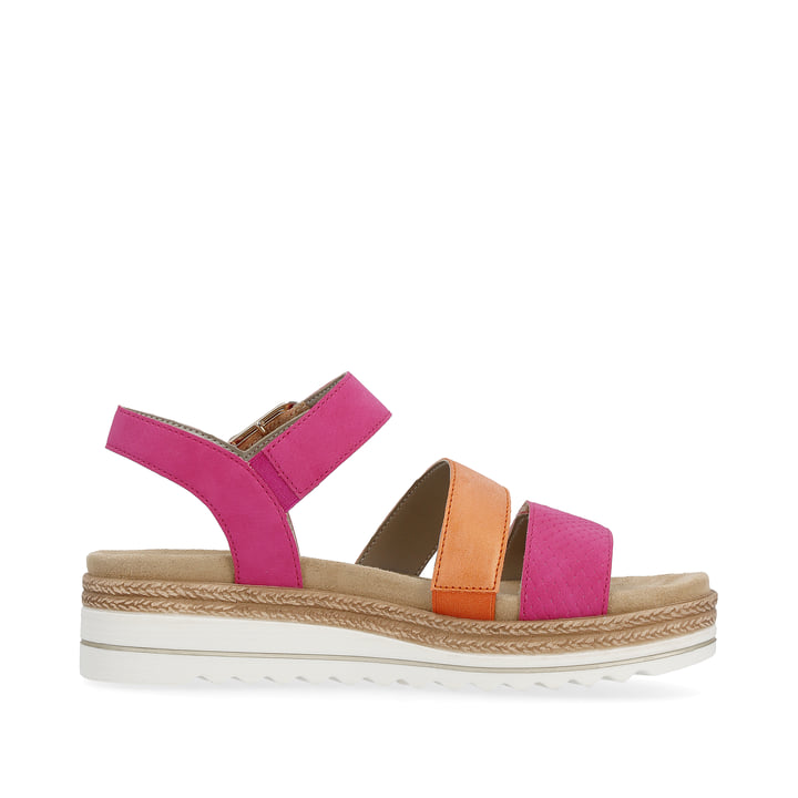 Remonte Artikelnummer D0Q55-31 Remonte Damen Riemchensandalen Magenta-rostorange