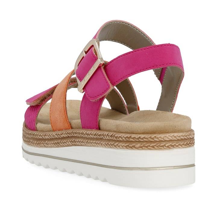 Remonte Artikelnummer D0Q55-31 Remonte Damen Riemchensandalen Magenta-rostorange