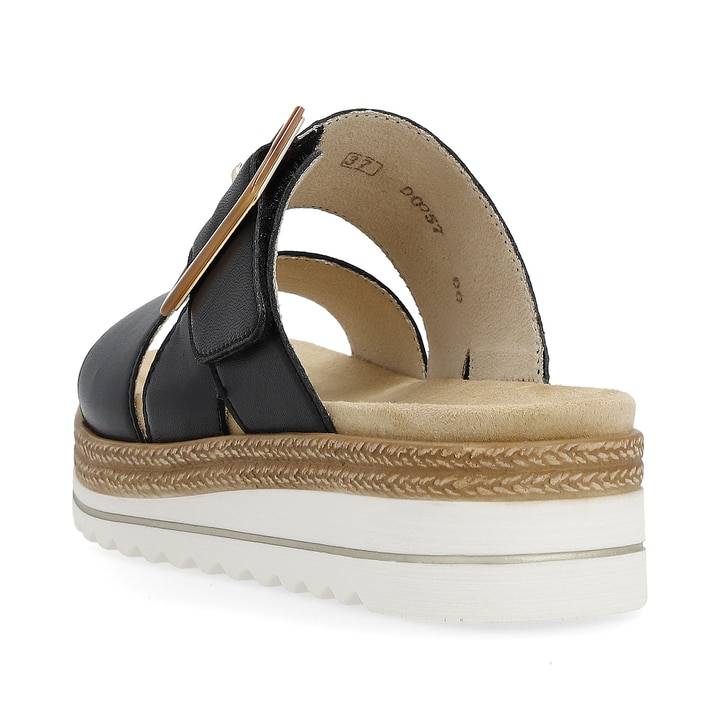 Remonte Artikelnummer D0Q57-00 Remonte Damen Pantoletten Asphaltschwarz