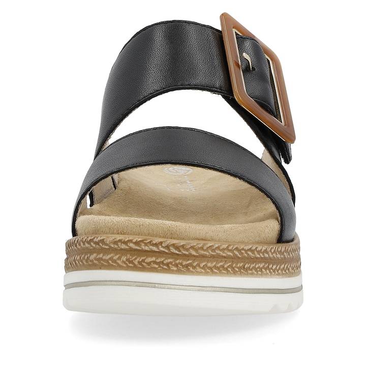 Remonte Artikelnummer D0Q57-00 Remonte Damen Pantoletten Asphaltschwarz