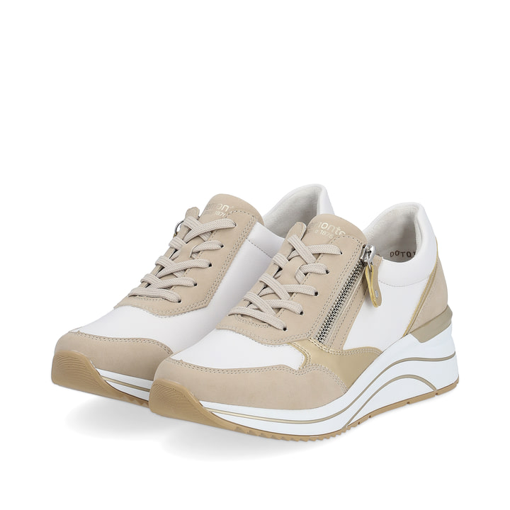 Remonte Artikelnummer D0T01-80 remonte Damen Sneaker lehmbeige-edelweiß
