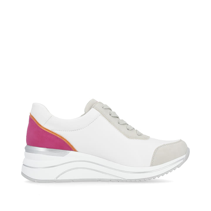 Remonte Artikelnummer D0T01-81 Remonte Damen Sneaker Staubgrau-magenta