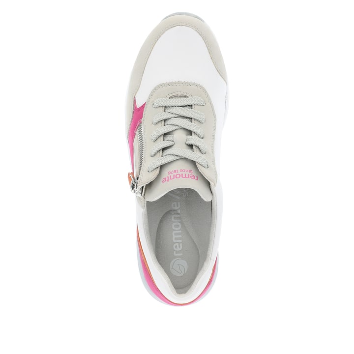 Remonte Artikelnummer D0T01-81 Remonte Damen Sneaker Staubgrau-magenta