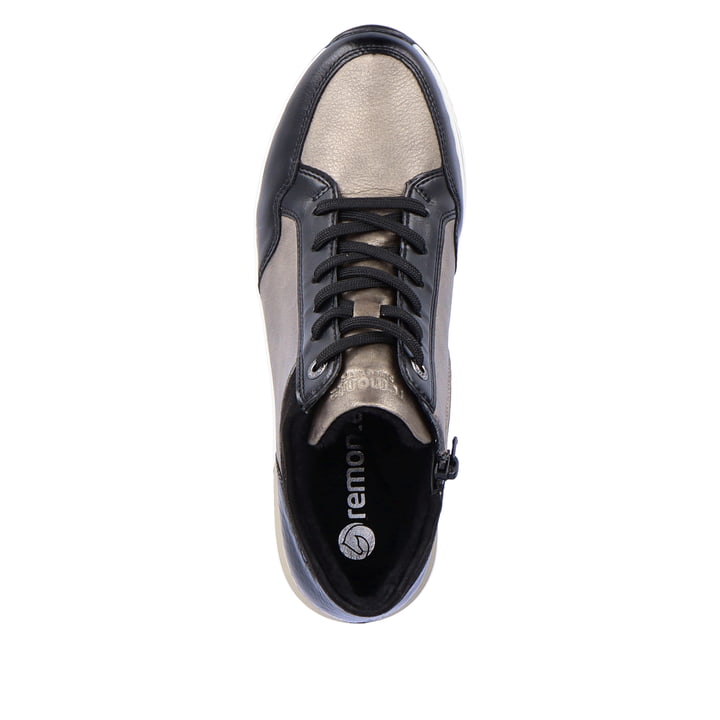 Remonte Artikelnummer D0T70-01 Remonte Damen Sneaker Mattschwarz-mondgrau