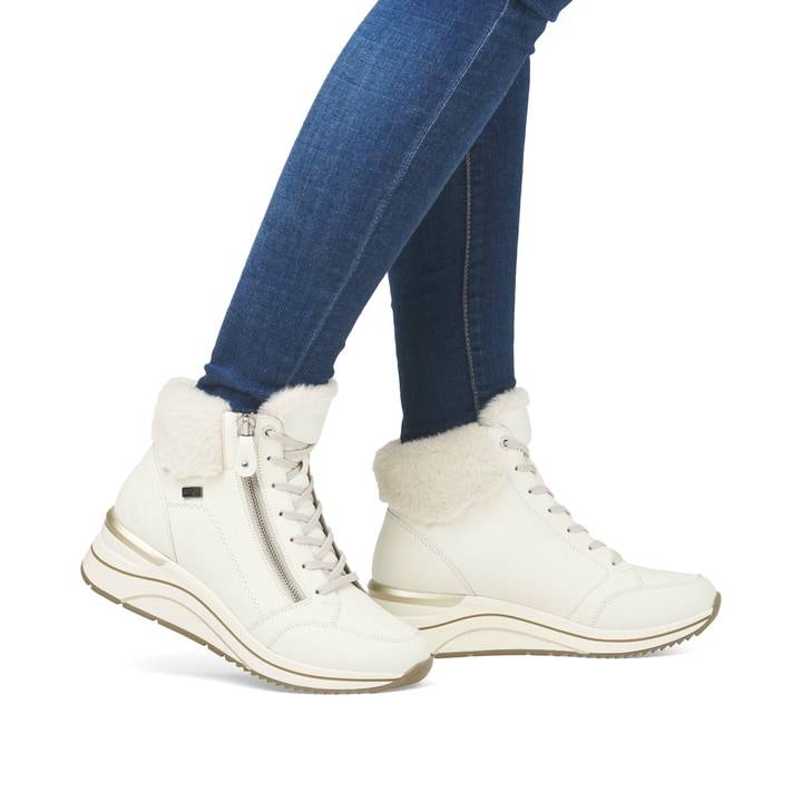 Remonte Artikelnummer D0T77-80 Remonte Damen Schnürstiefel Schneeweiß