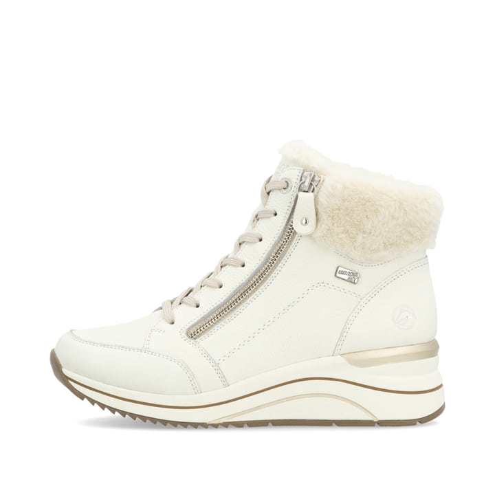 Remonte Artikelnummer D0T77-80 remonte Damen Schnürstiefel schneeweiß