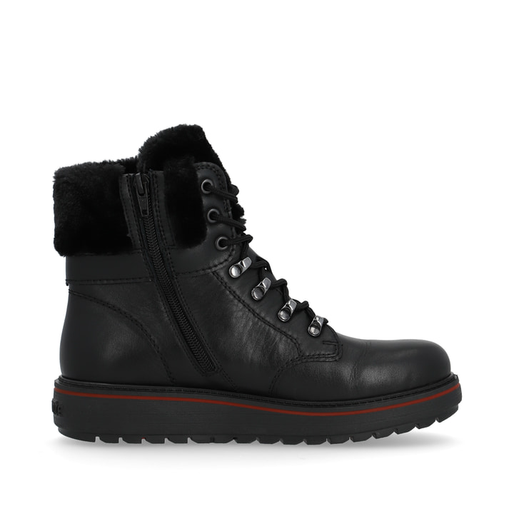 Remonte Artikelnummer D0U70-01 Remonte Damen Schnürstiefel Mitternachtsschwarz