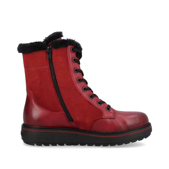 Remonte Artikelnummer D0U76-35 Remonte Damen Schnürstiefel Kirschrot
