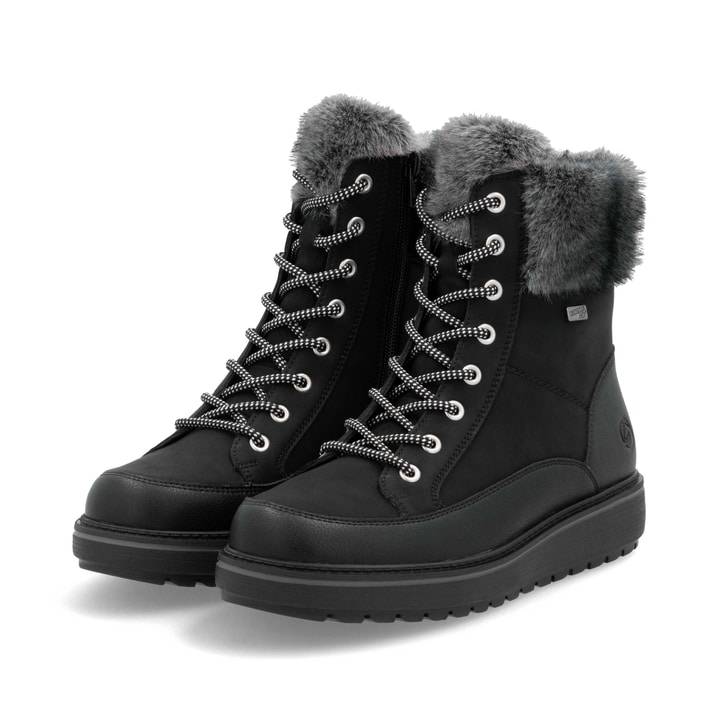 Remonte Artikelnummer D0U78-03 remonte Damen Schnürstiefel nachtschwarz
