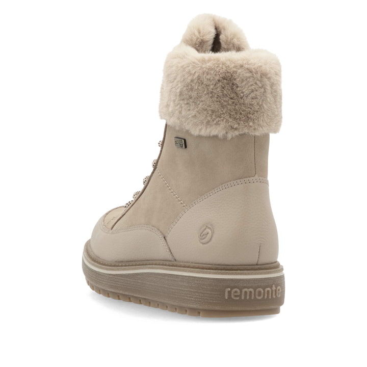 Remonte Artikelnummer D0U78-20 Remonte Damen Schnürstiefel Braunbeige