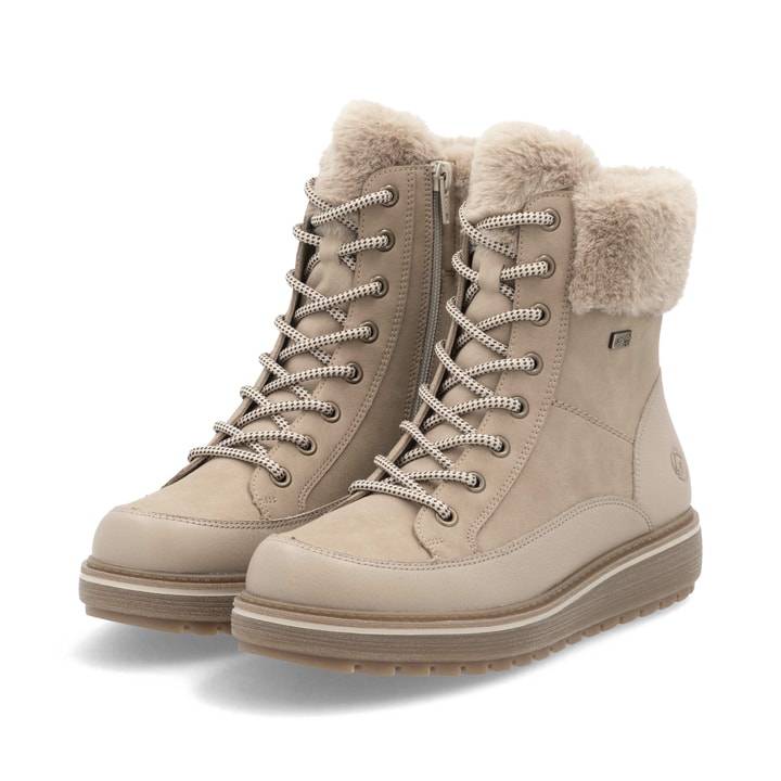 Remonte Artikelnummer D0U78-20 remonte Damen Schnürstiefel braunbeige