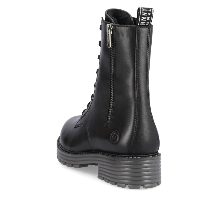 Remonte Artikelnummer D0W71-01 Remonte Damen Schnürstiefel Mitternachtsschwarz