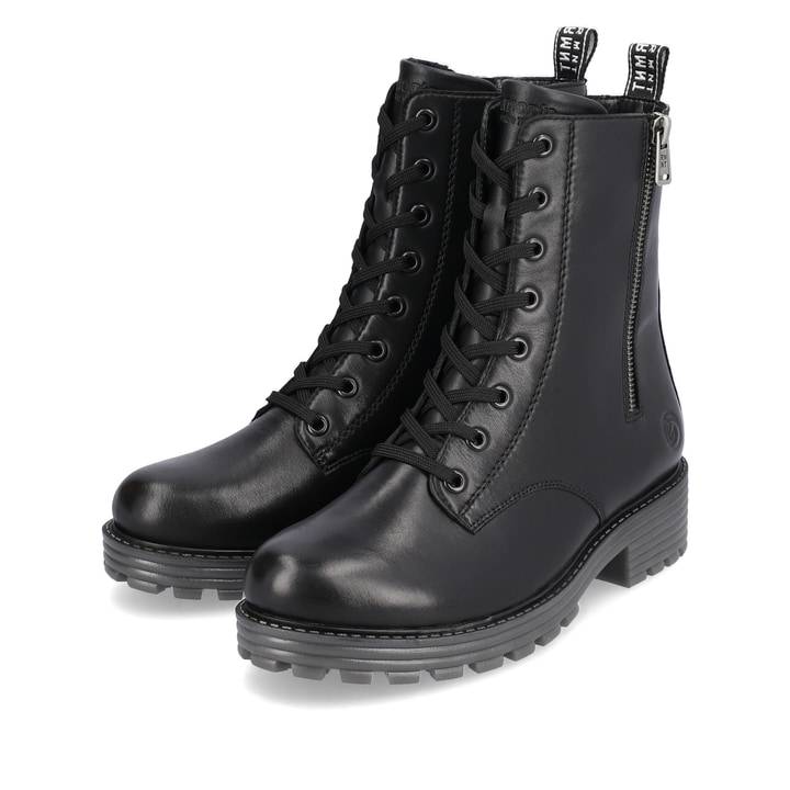 Remonte Artikelnummer D0W71-01 remonte Damen Schnürstiefel mitternachtsschwarz