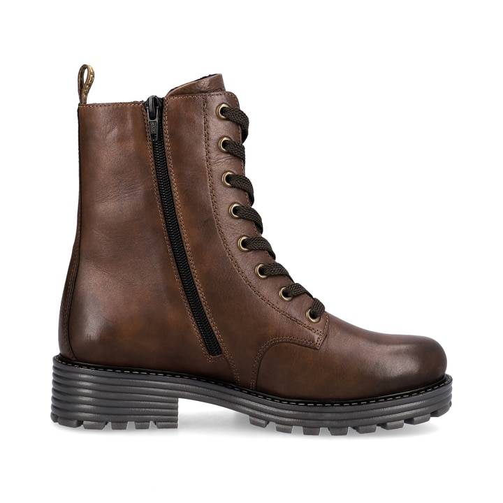 Remonte Artikelnummer D0W71-22 Remonte Damen Schnürstiefel Schokobraun