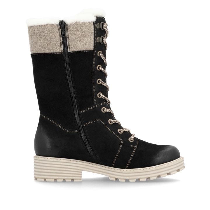 Remonte Artikelnummer D0W72-03 Remonte Damen Hochschaftstiefel Tiefschwarz