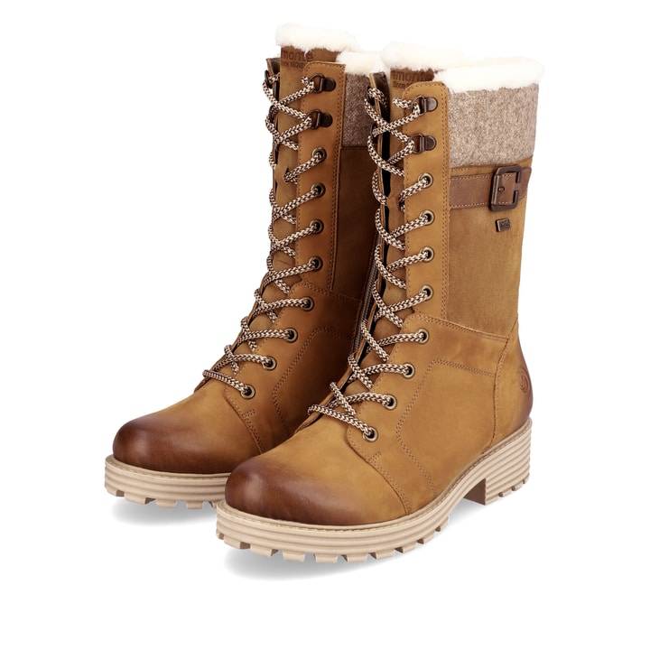 Remonte Artikelnummer D0W72-22 remonte Damen Hochschaftstiefel kupfer