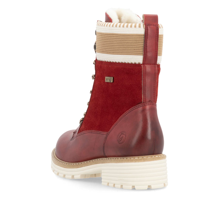 Remonte Artikelnummer D0W77-35 Remonte Damen Schnürstiefel Feuerrot