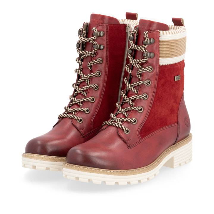 Remonte Artikelnummer D0W77-35 remonte Damen Schnürstiefel feuerrot