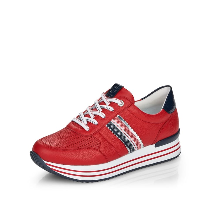 Remonte Artikelnummer D1305-34 Remonte Damen Sneaker Erdbeerrot