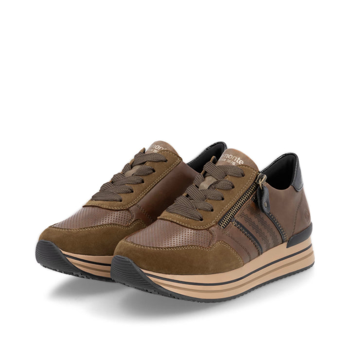 Remonte Artikelnummer D1318-22 remonte Damen Sneaker haselnussbraun