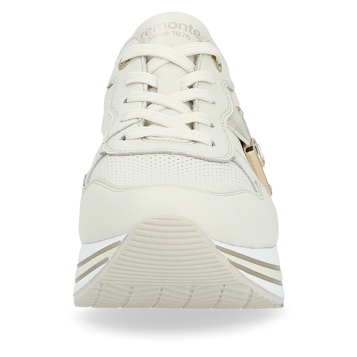 Remonte Artikelnummer D1322-60 Remonte Damen Sneaker Altweiß-metallic