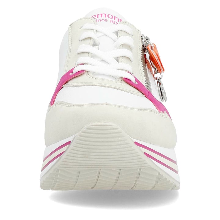 Remonte Artikelnummer D1323-80 Remonte Damen Sneaker Blütenweiß-fuchsia-orange