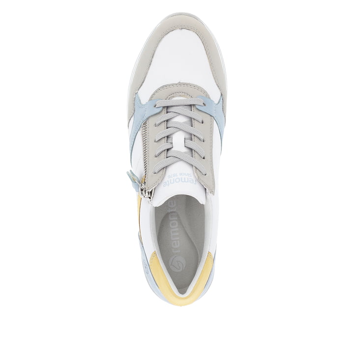 Remonte Artikelnummer D1323-81 Remonte Damen Sneaker Weiß-grau-blau