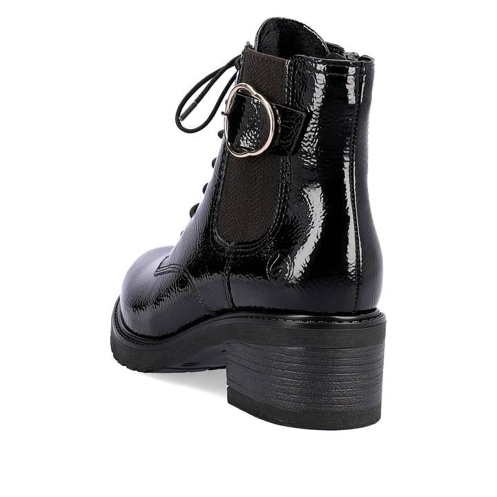 Remonte Artikelnummer D1A72-01 Remonte Damen Kurzstiefel Glanzschwarz