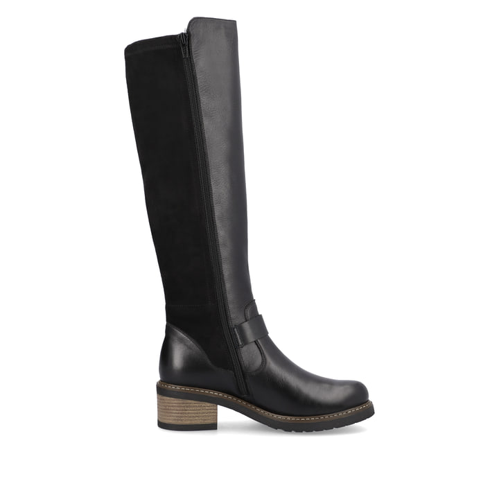 Remonte Artikelnummer D1A73-01 Remonte Damen Hochschaftstiefel Tiefschwarz