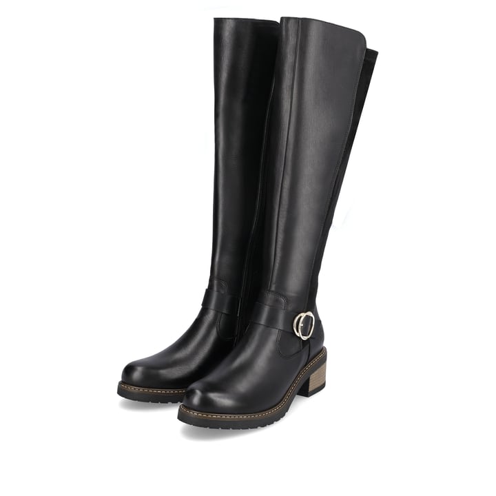 Remonte Artikelnummer D1A73-01 remonte Damen Hochschaftstiefel tiefschwarz