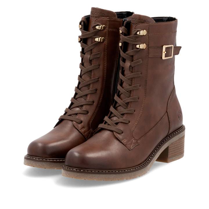 Remonte Artikelnummer D1A78-22 remonte Damen Biker Boots nussbraun