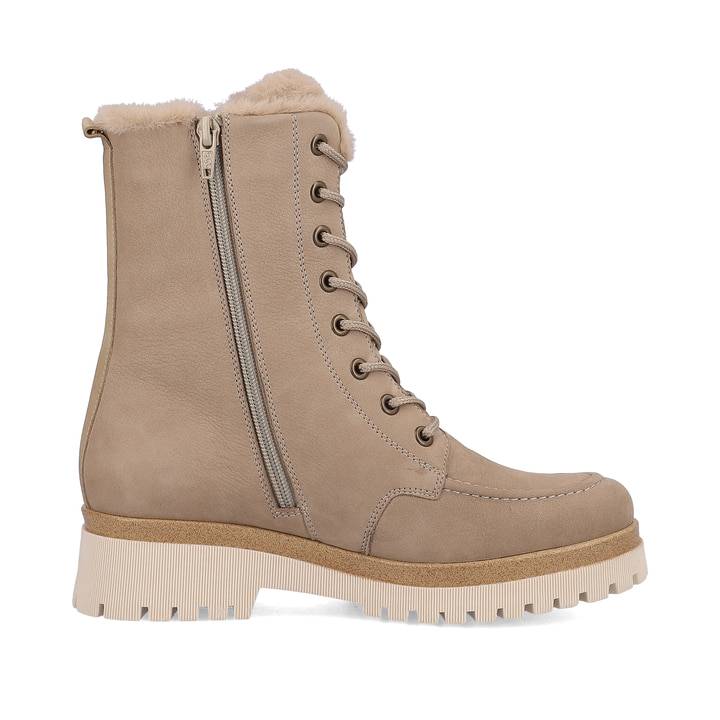 Remonte Artikelnummer D1B74-60 Remonte Damen Schnürstiefel Vanillebeige