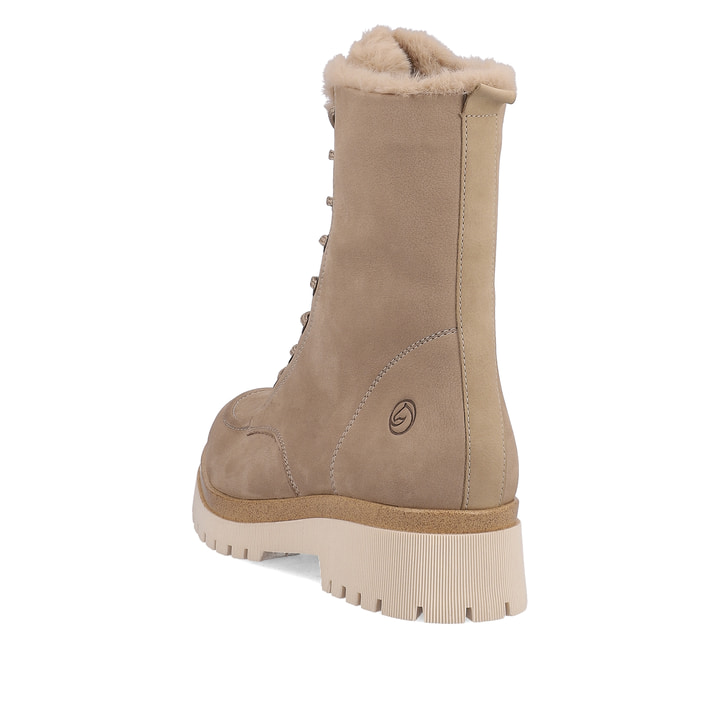 Remonte Artikelnummer D1B74-60 Remonte Damen Schnürstiefel Vanillebeige