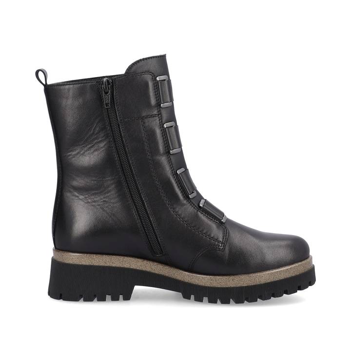 Remonte Artikelnummer D1B75-01 Remonte Damen Kurzstiefel Glanzschwarz